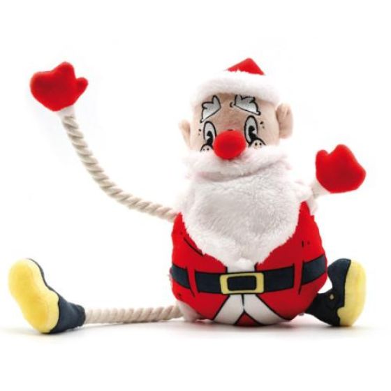 Jouet de Noël pour chien père noël