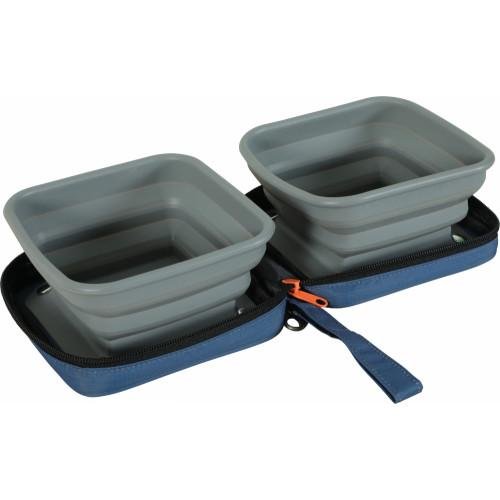Gamelle Pliable 2 en 1 Bivouak pour Chien et Chat