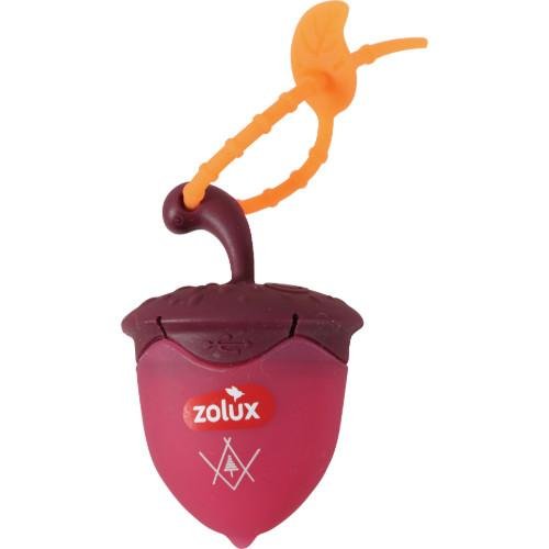 Pendentif Flasher forme Noisette USB Bivouak pour Chien