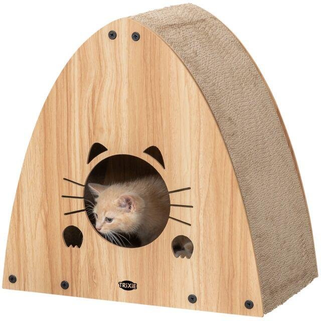 Maison Grattoir pour Chat avec Herbe à Chat
