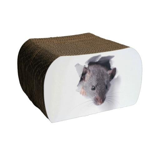 Griffoir en carton pour chat "RATATOUILLE"