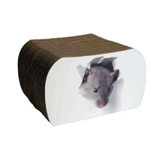 Griffoir en carton pour chat "RATATOUILLE"