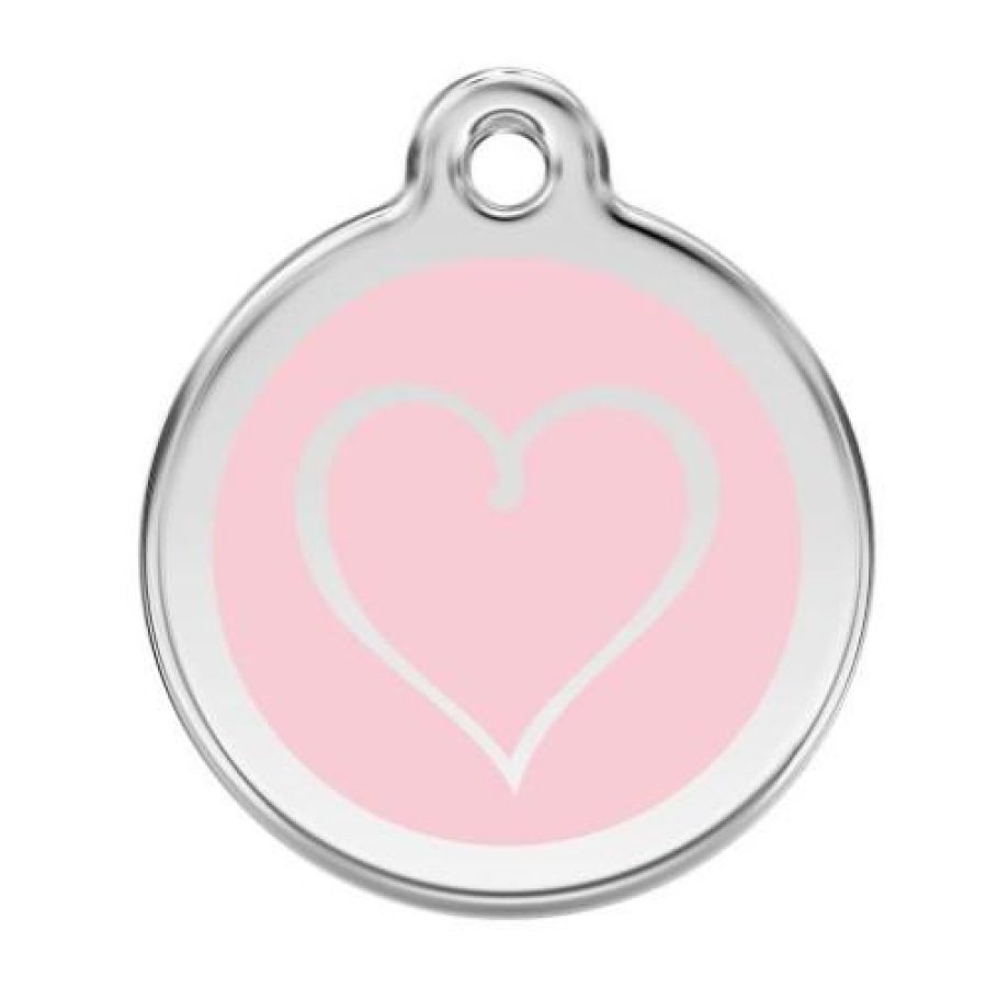 Médaille Red Dingo Motif coeur tribal