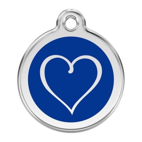 Médaille Red Dingo Motif coeur tribal