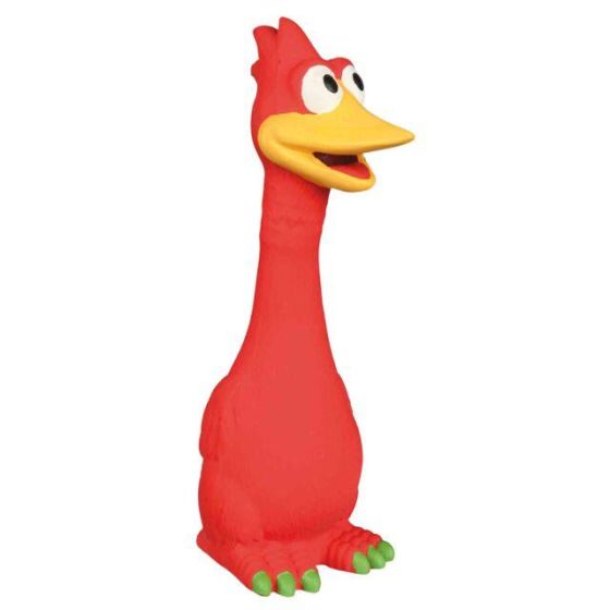 Jouet en latex oiseau pour chien
