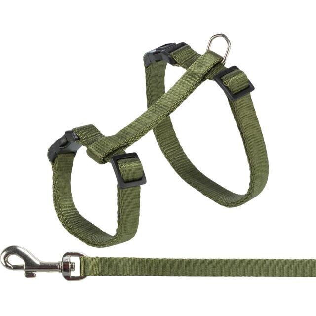 Harnais + Laisse pour chat Uni