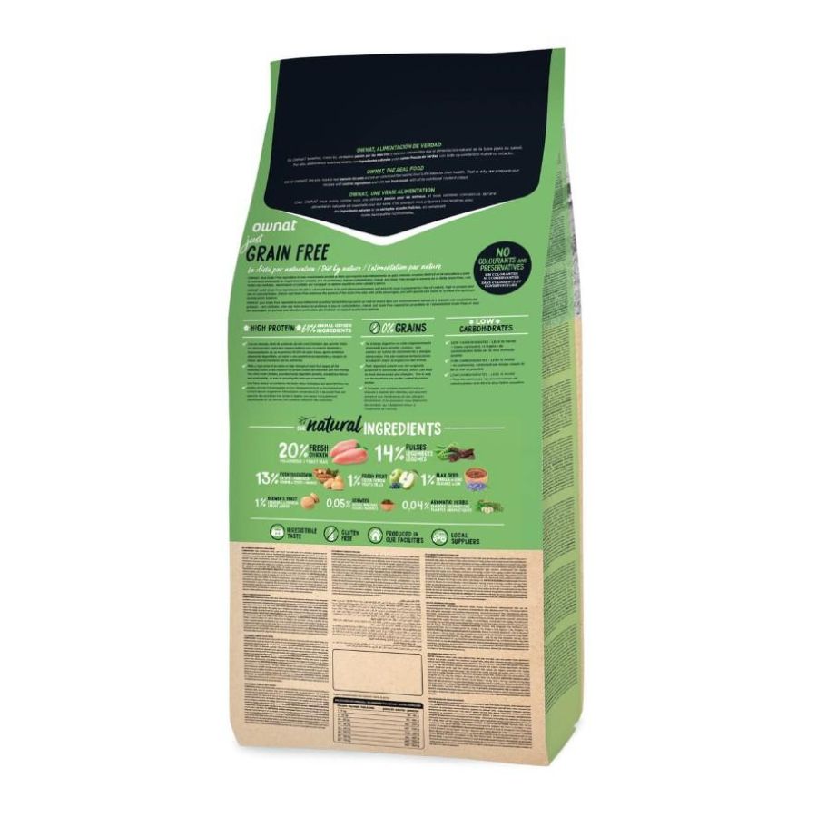 Croquettes just grain free light pour chien stérilisé ou en surpoids