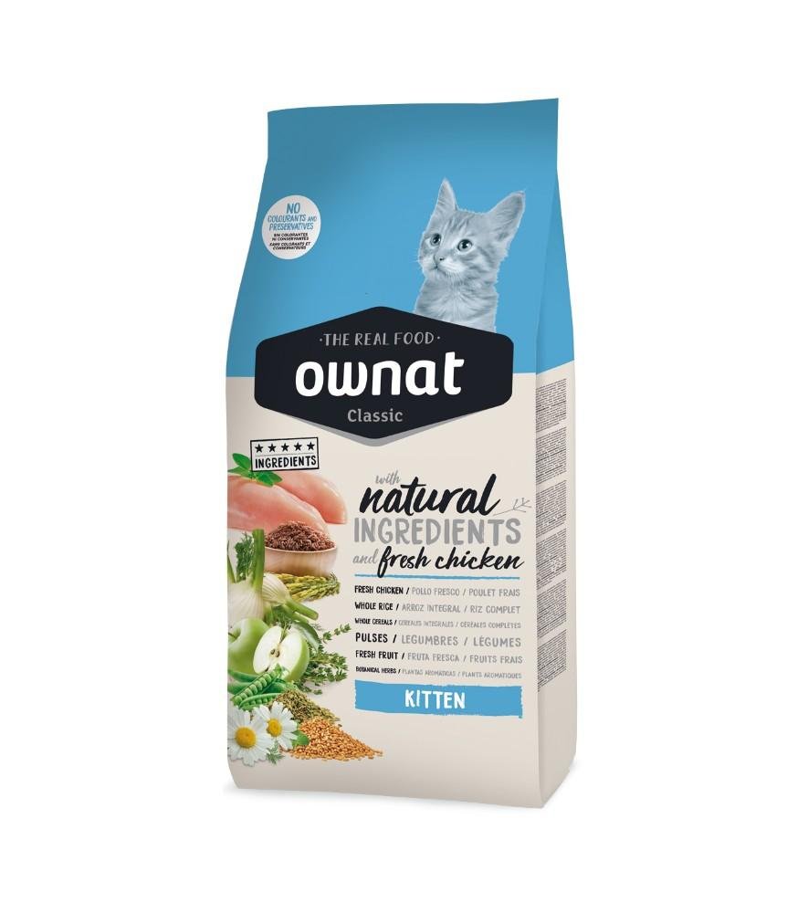 Croquettes Classic Kitten, Naturelles pour Chaton de 1 à 12 mois