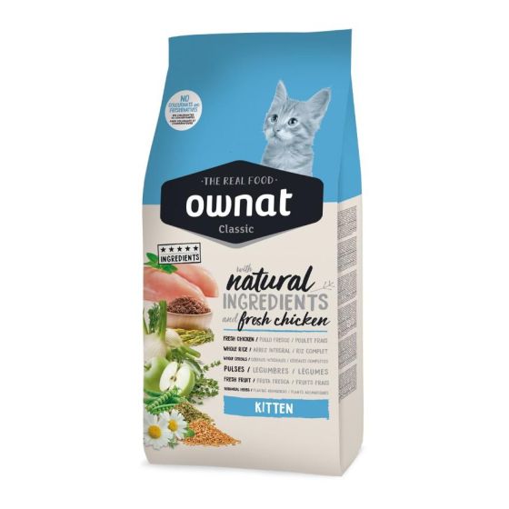 Croquettes Classic Kitten, Naturelles pour Chaton de 1 à 12 mois