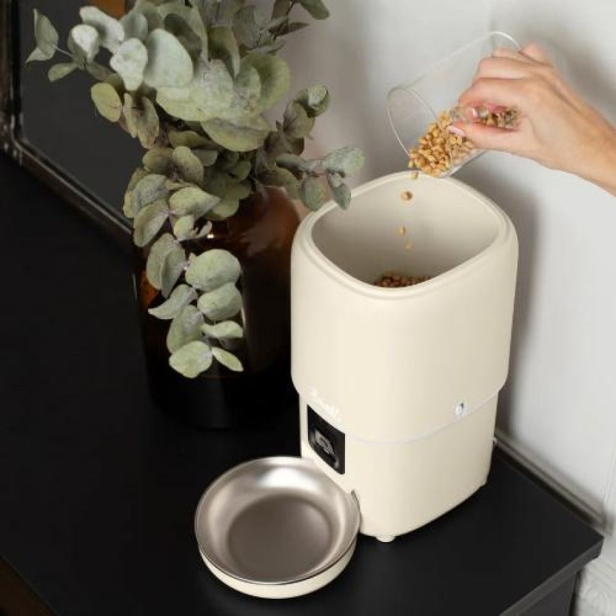 Distributeur automatique de croquettes intelligent, connecté 4L