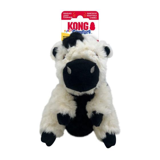 Jouet KONG Comfort Tykes cow pour chiot et petit chien