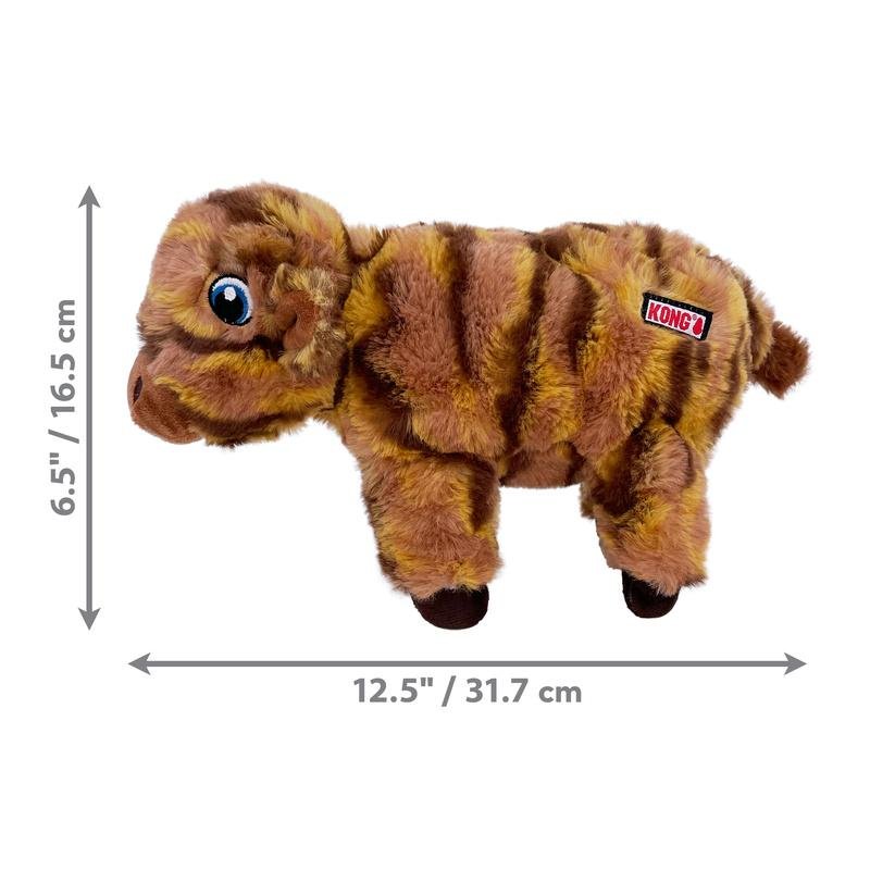 Peluche KONG Low Stuff Vache Rayée