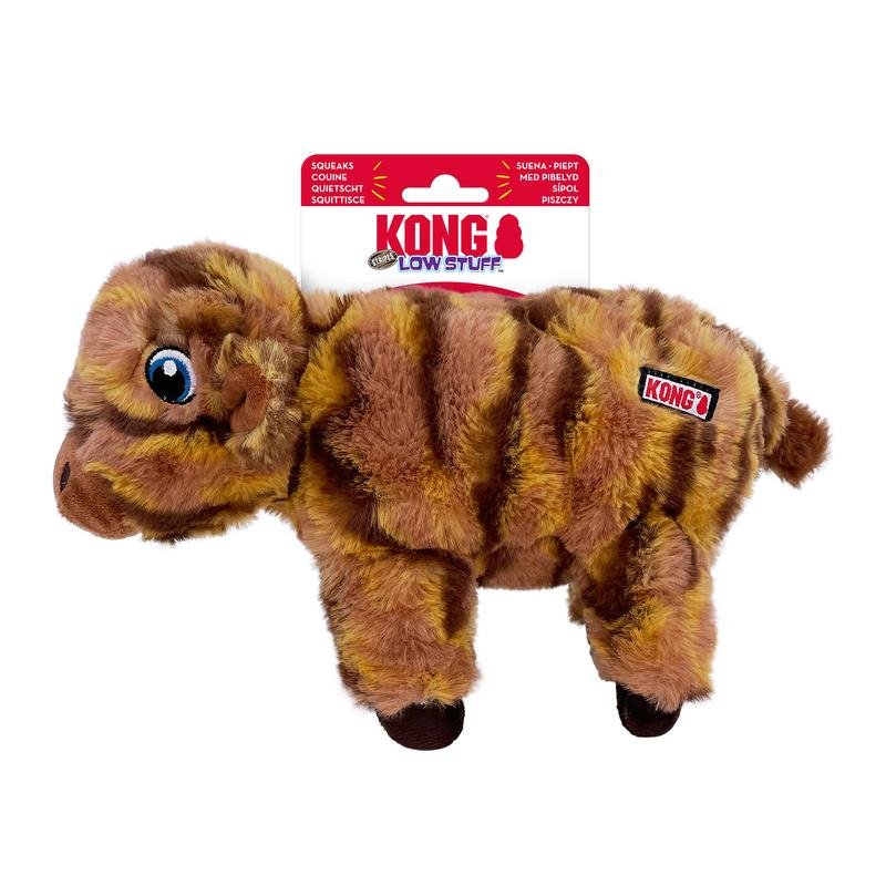 Peluche KONG Low Stuff Vache Rayée