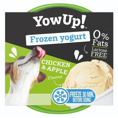 Yaourt glacé goût Poulet & Pomme pour chien
