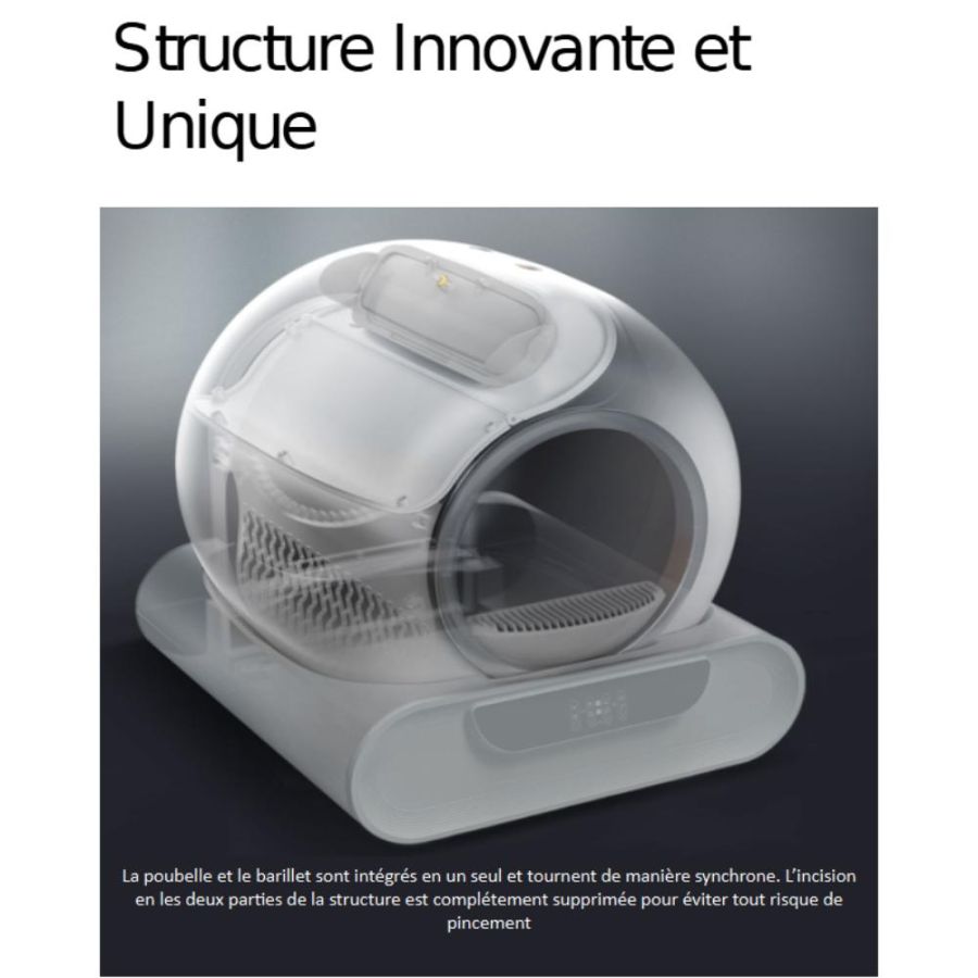 Maison de toilette automatique, Litière autonettoyante pour chat