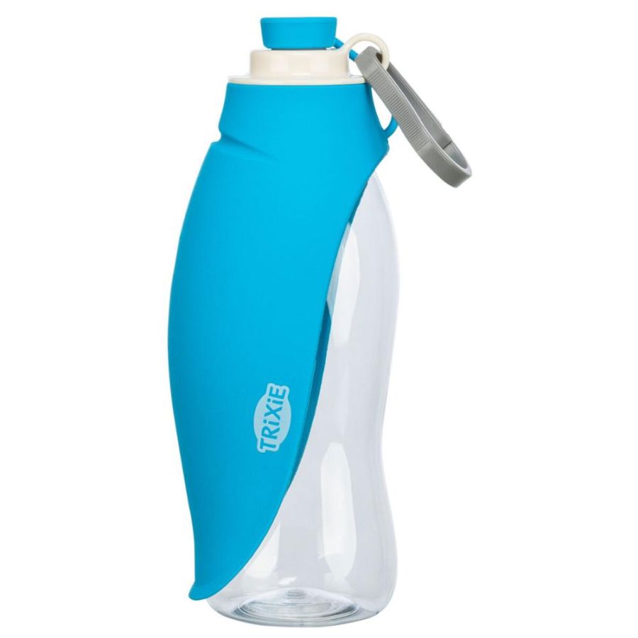 Gourde de voyage pour chien avec gamelle pliante