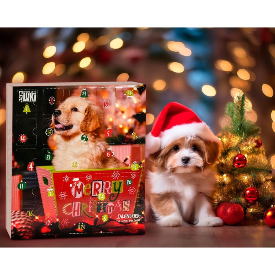 Calendrier de l’Avent pour chien Mon Ami Luki 2025