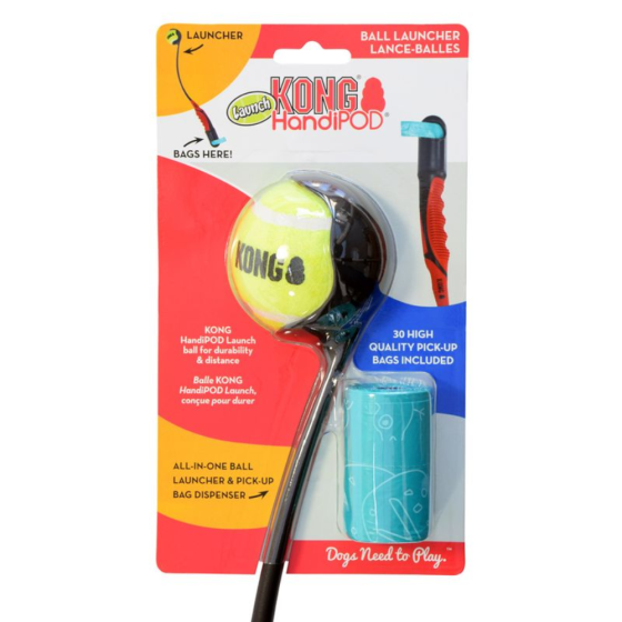 KONG HandiPOD Lanceur de balle + distributeur de sacs