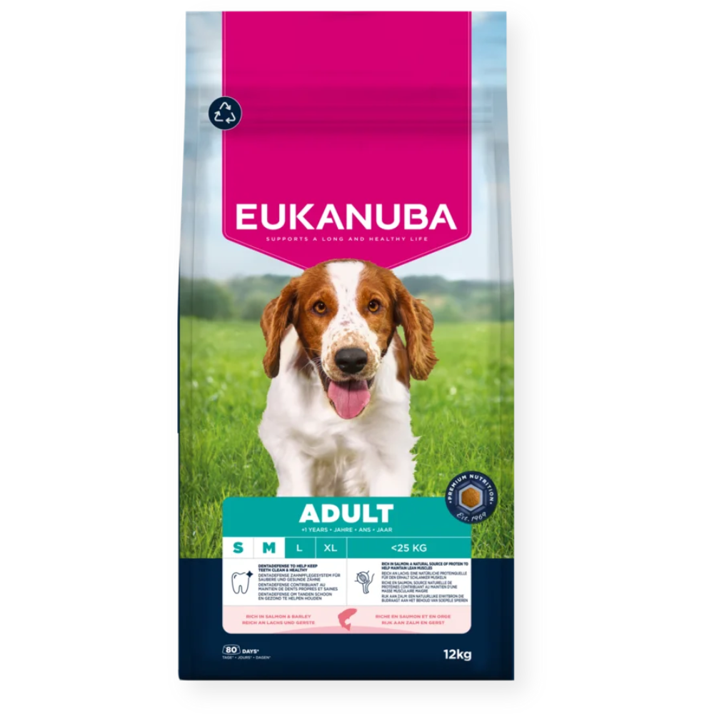 Croquettes Eukanuba adult petit et moyen chien saumon