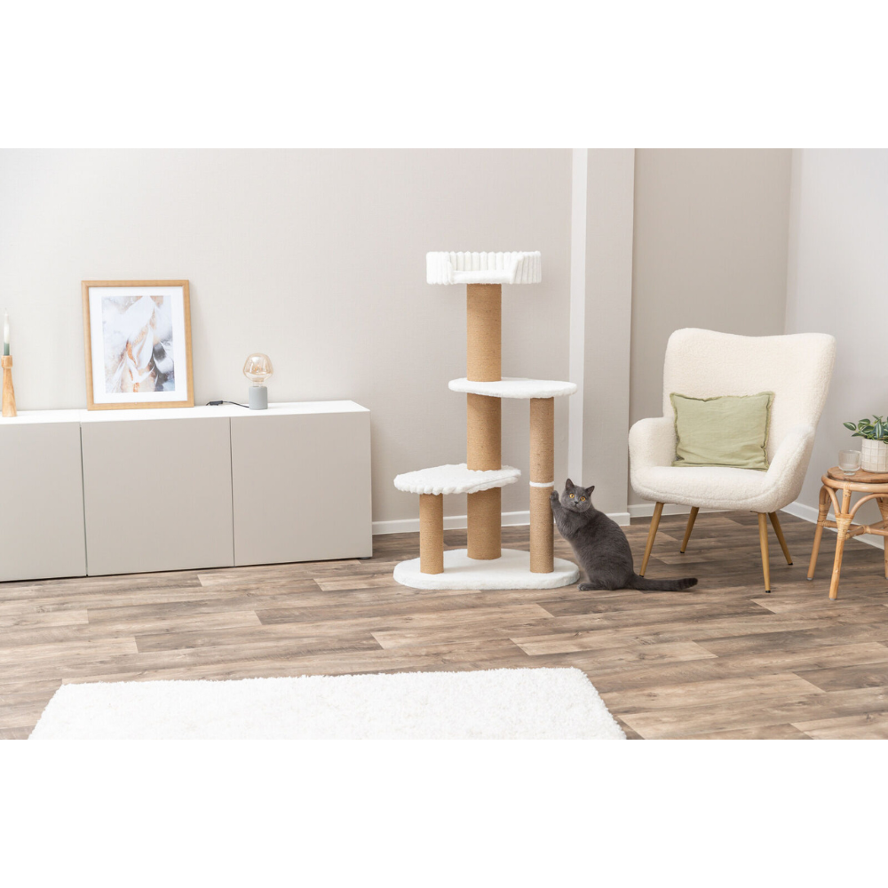 Arbre à chat stable beige Lonni 132 cm
