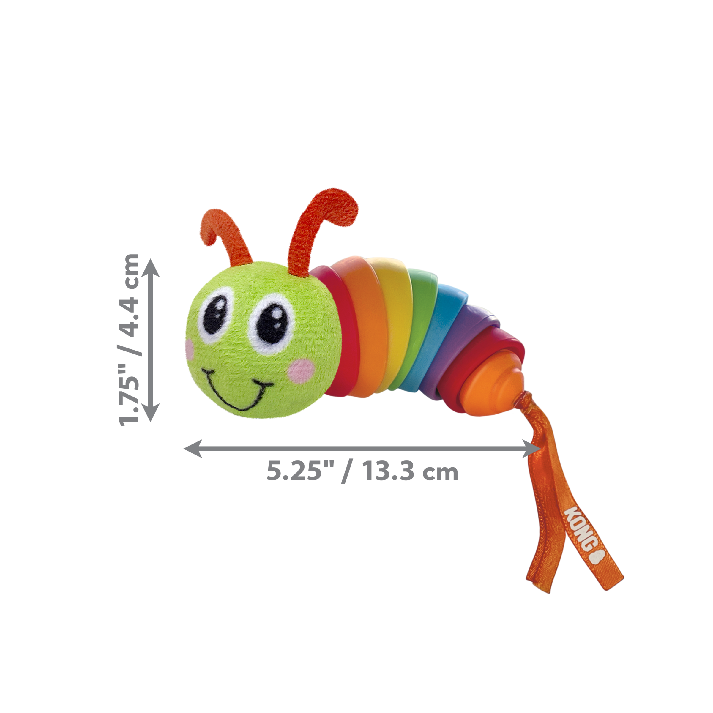 Jouet KONG Bat-a-Bout Clackz Chenille
