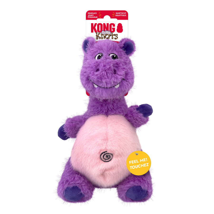 Peluche KONG Knots Belly Hippo M/L