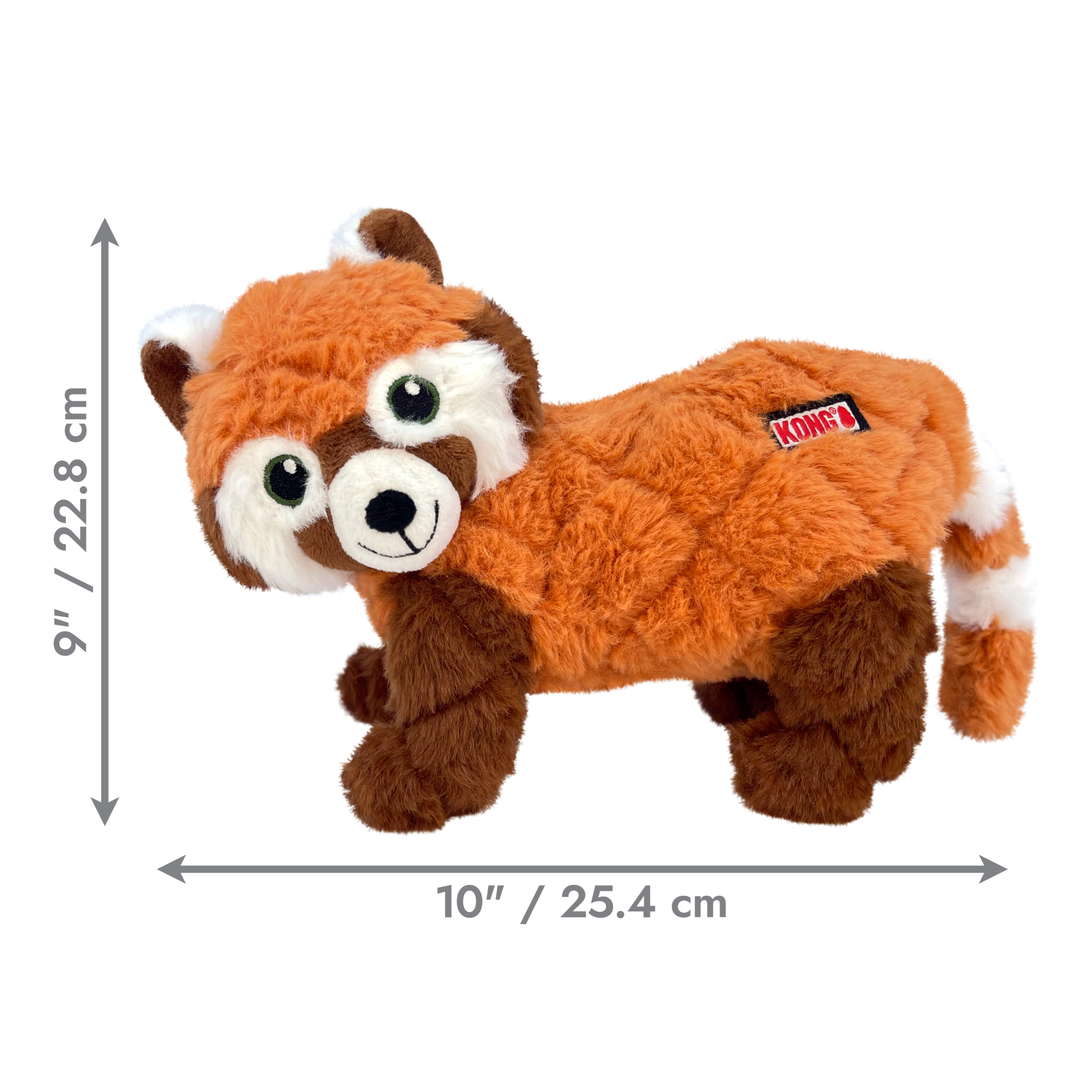 Peluche KONG Scampers Panda Roux Medium