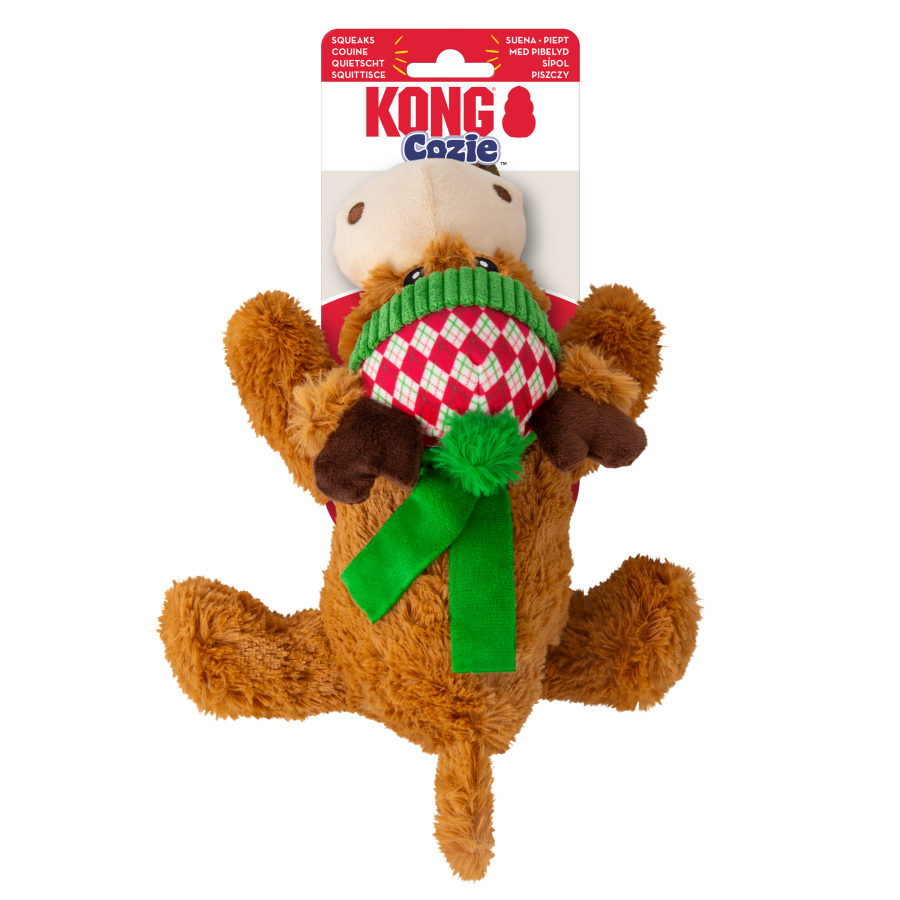 Peluche de Noël KONG Holiday Cozie Renne