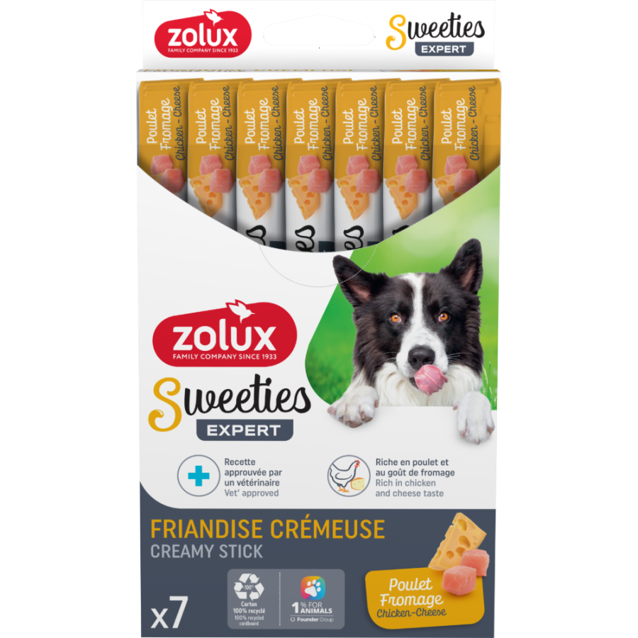Friandise crémeuse Sweeties pour chien