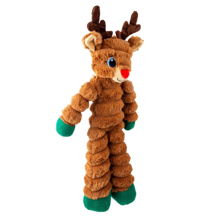 Peluche de Noël KONG Holiday Shakers Crumples Renne XL