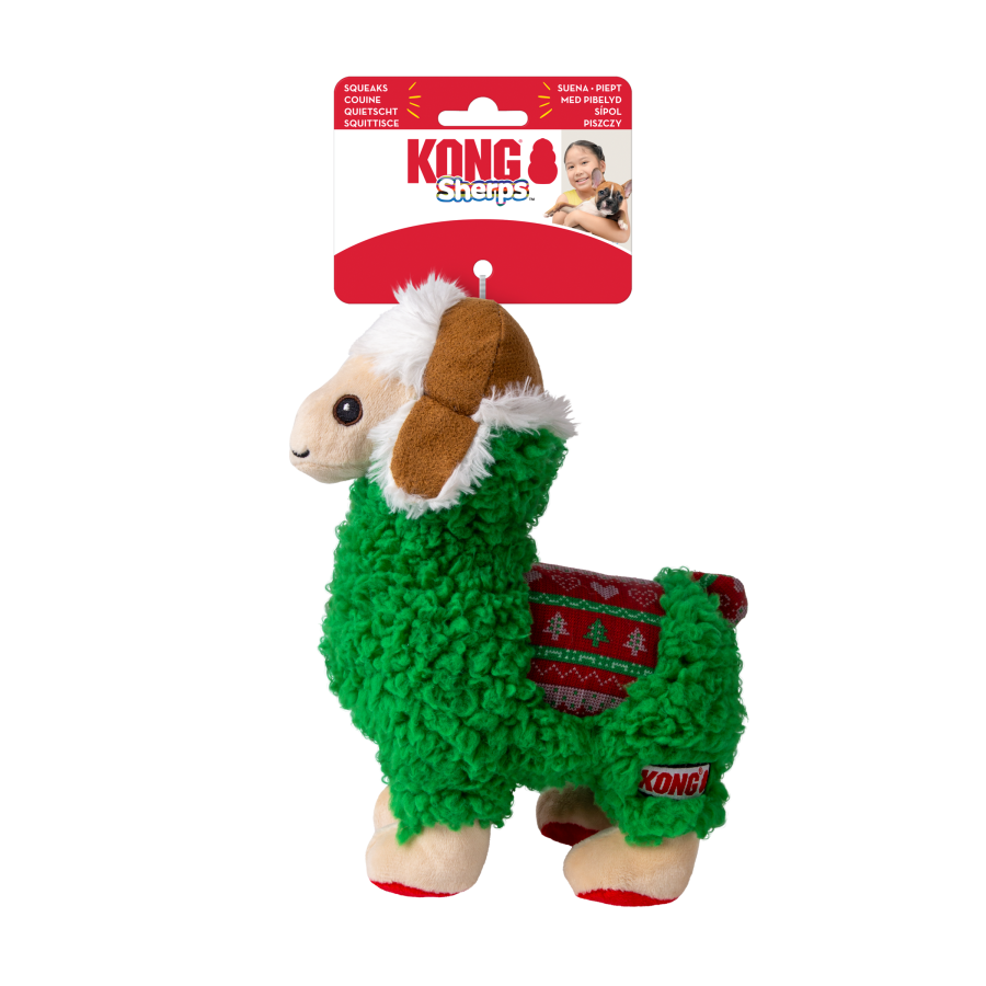 Peluche de Noël KONG Holiday Sherps Llama