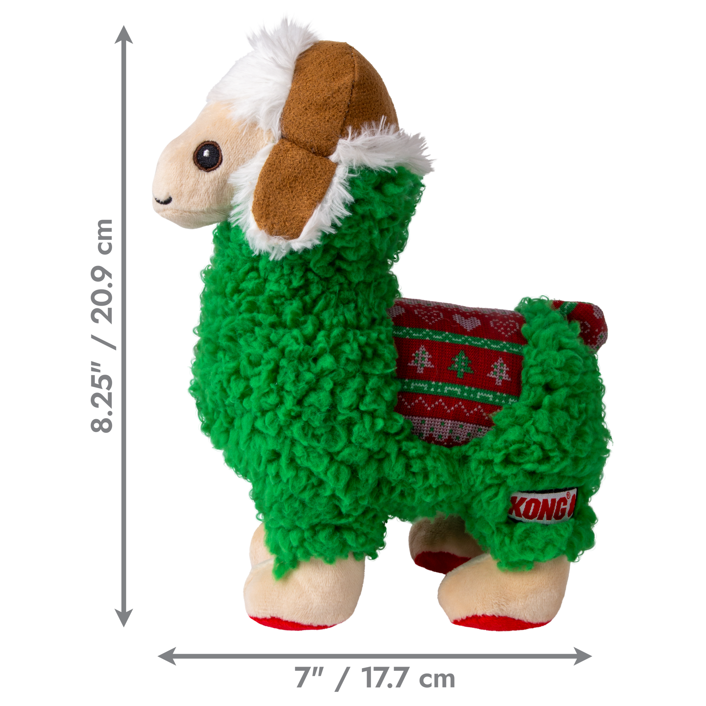 Peluche de Noël KONG Holiday Sherps Llama