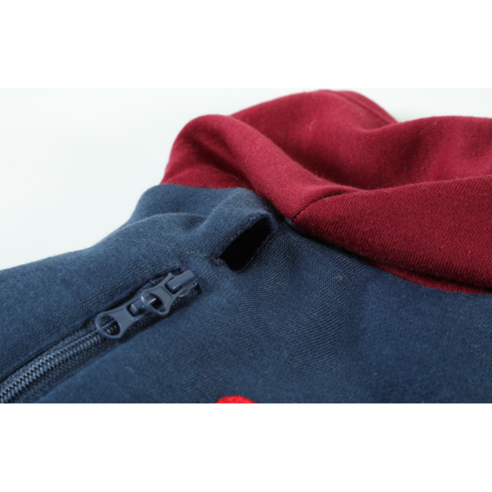 Sweat à Capuche pour Chien Bleu