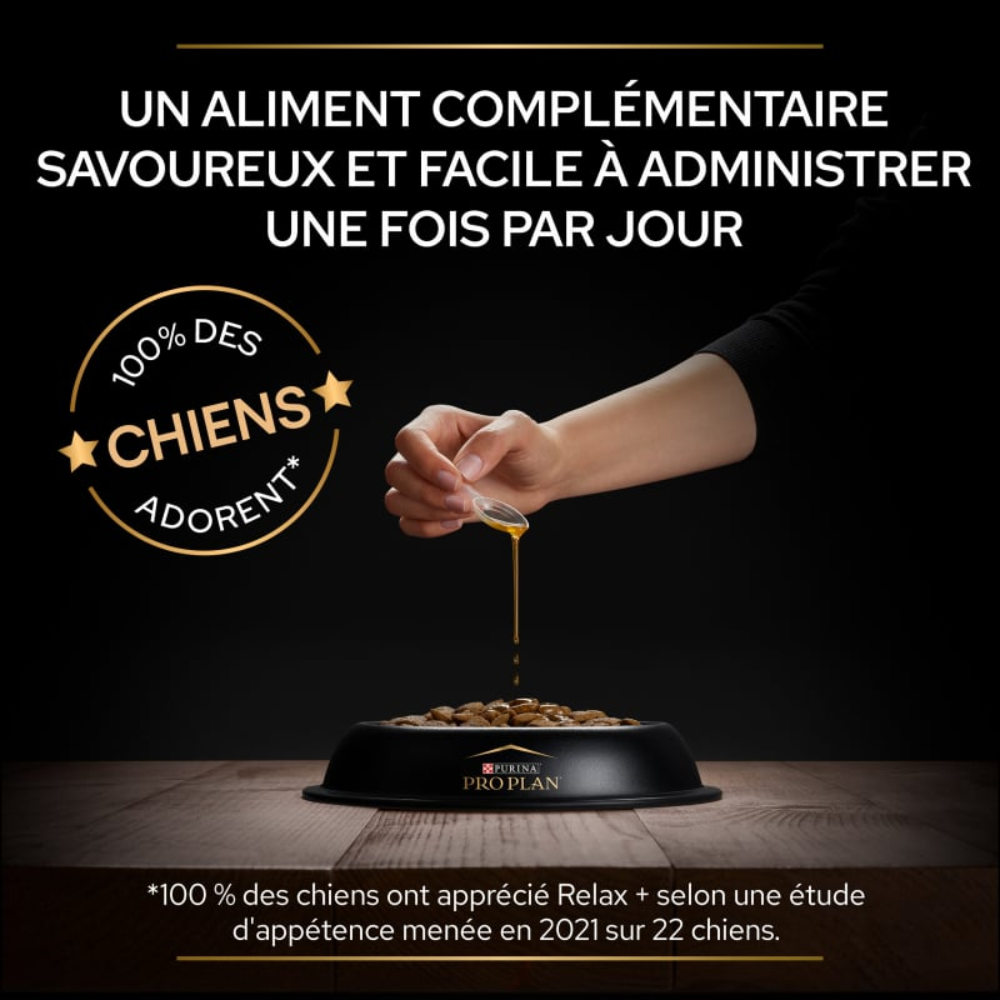 Purina Pro Plan Relax+ – Complément alimentaire calmant pour chiens adultes