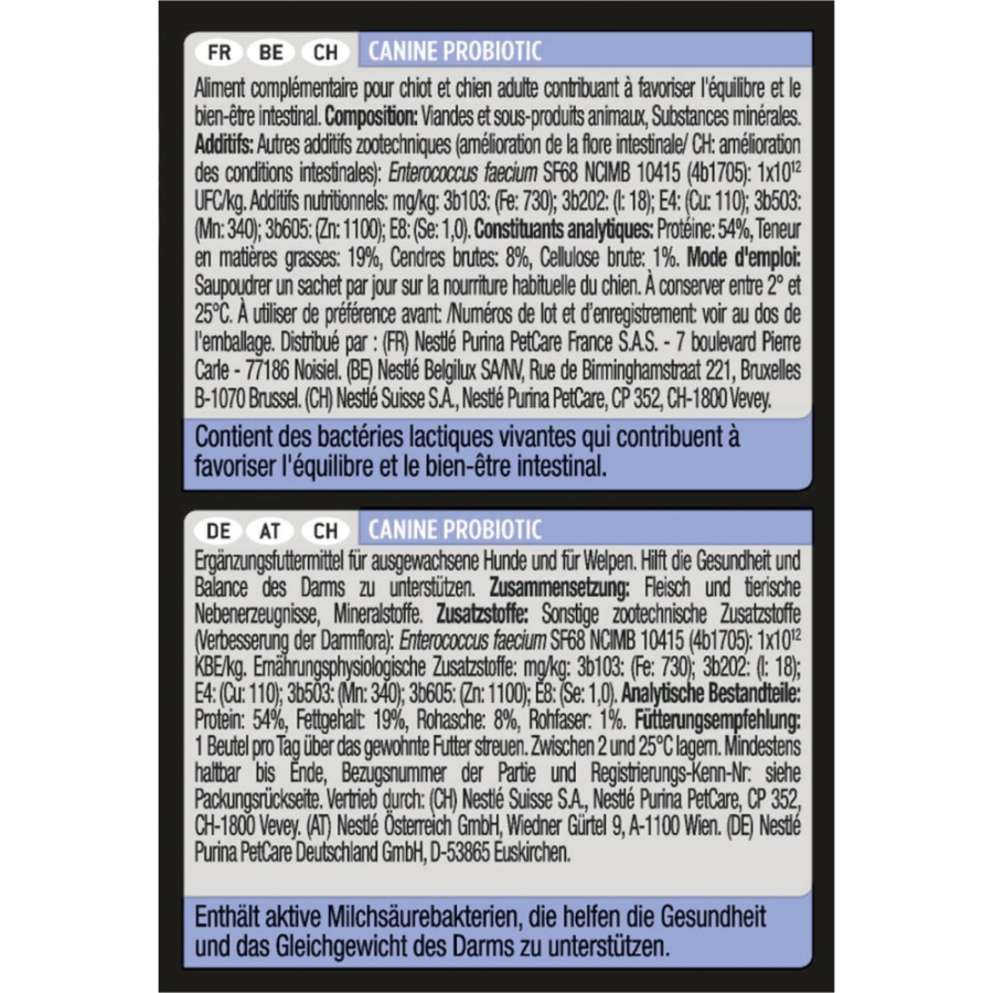 FortiFlora – Complément probiotique en sachets pour chien