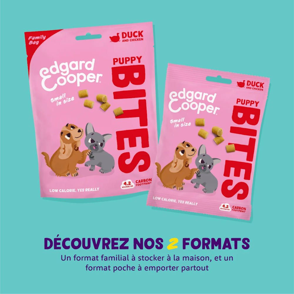 Friandises sans céréales bonbons Canard & Poulet pour chiot
