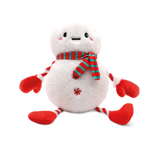 Peluche de Noël pour chien Snowman 38cm
