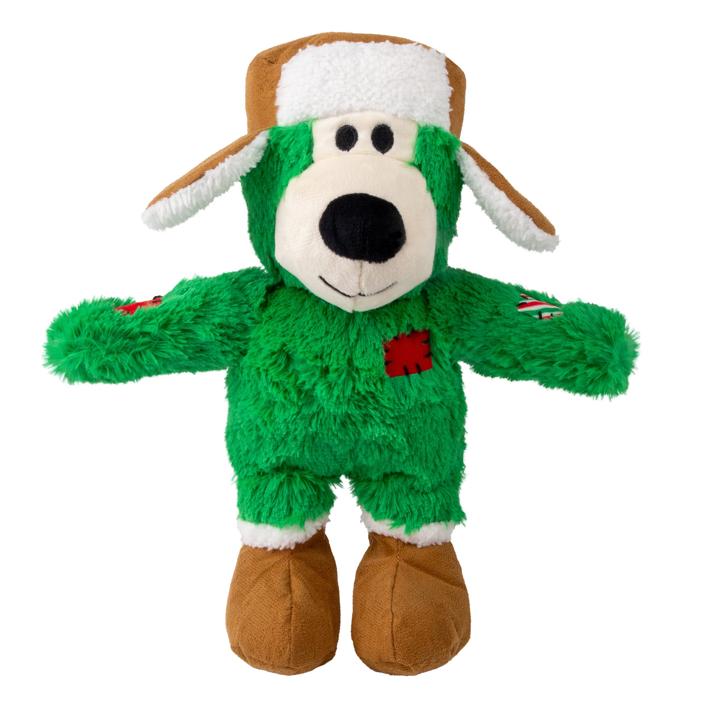 Peluche de Noël KONG Holiday Wild Knots ours