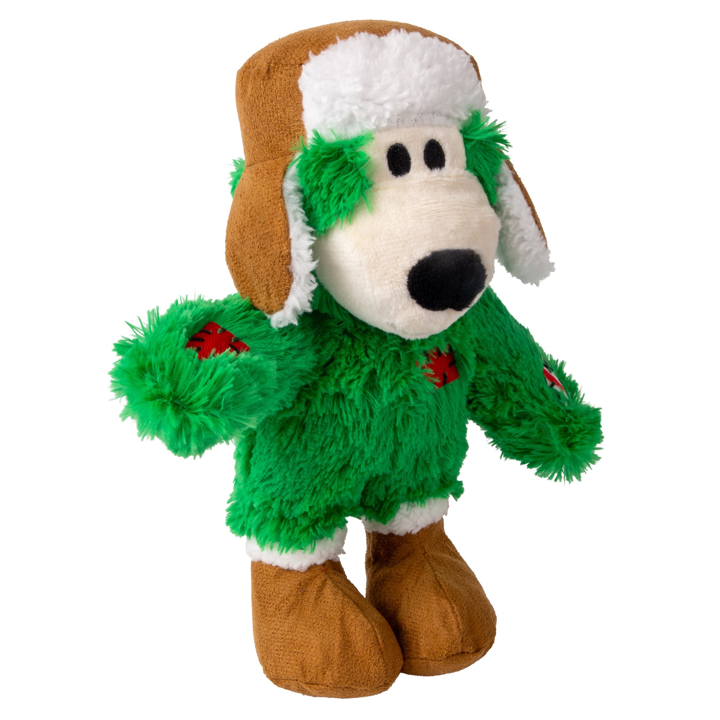 Peluche de Noël KONG Holiday Wild Knots ours