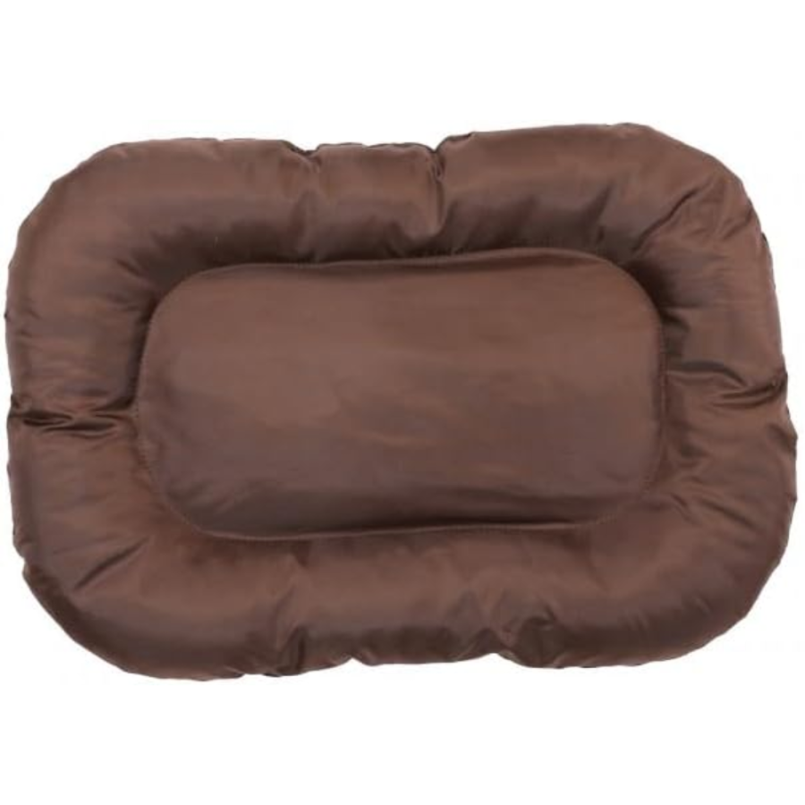 Coussin ovale antidérapant & imperméable marron 300D