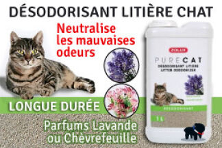 Odeur litière chat, conseil d'utilisation !