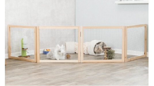 Fini la cage : opter pour l'enclos modulable pour votre lapin !