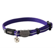 Collier grelot AlleyCat violet anti étranglement pour chat