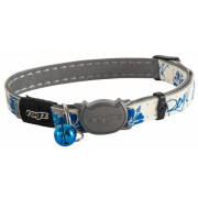 Collier anti étranglement GlowCat bleu pour chat