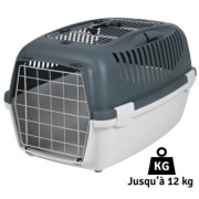 Cage de transport chat chien Capri 3 Open gris