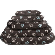 Coussin déhoussable ovale pour chien Jimmy taupe