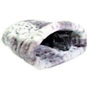 Tunnel pour chat Leika fourrure