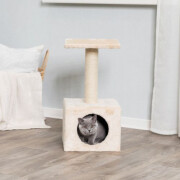 Petit Arbre à chat et chaton Zamora beige
