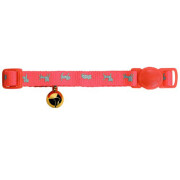 Collier chat Néon orange