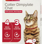 Collier anti-puce Dimpylate rouge